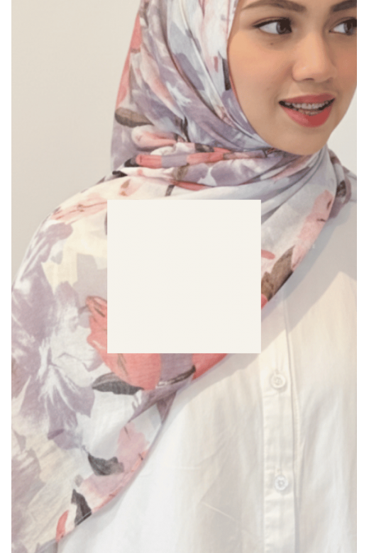 Pasmina Aurora Jahit Tepi
